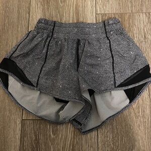 lululemon athletica Black and Gray Athletic Shorts